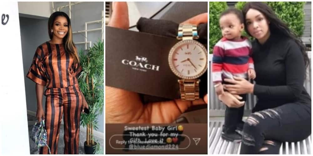 Wizkid’s second baby mama gifts first baby mama luxury wristwatch