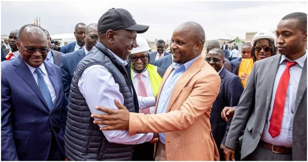 William Ruto and Felix Odiwuor