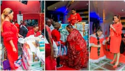 Lucy Natasha Donates Food Packs to Families in Christmas-Themed Charity Event: "Spreading the Love"