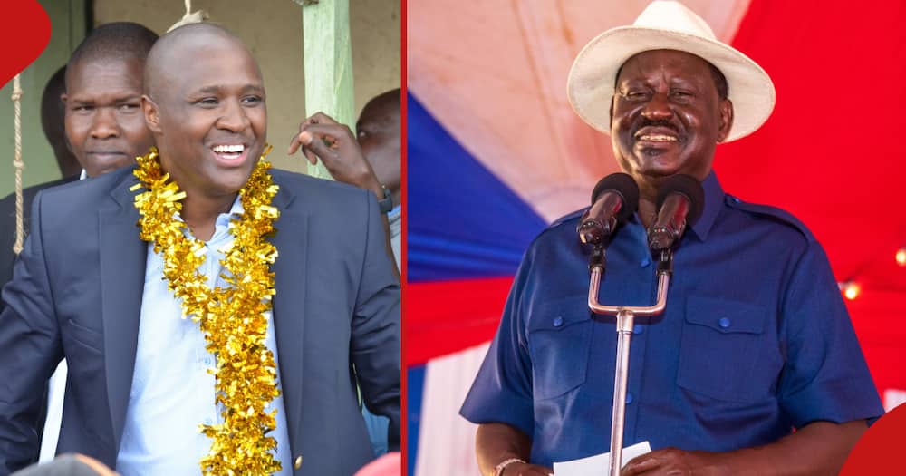 In the left frame is MP Alfred Keter. He has interest in becoming opposition leader. In the right frame Raila Odinga vying for the AU commission chairmanship.