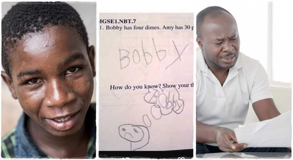 A school kid gave a funny answer to an examination question.