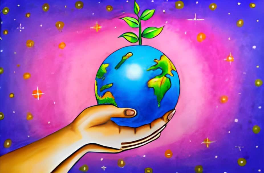 World Environment Day Drawing | Save Environment Drawing | Earth Day Drawing  | Environment drawing ideas, Earth day drawing, Earth drawings