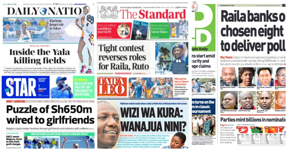 Kenyan Newspapers Review For March 7: Belgian Crypto Investor Sent KSh ...