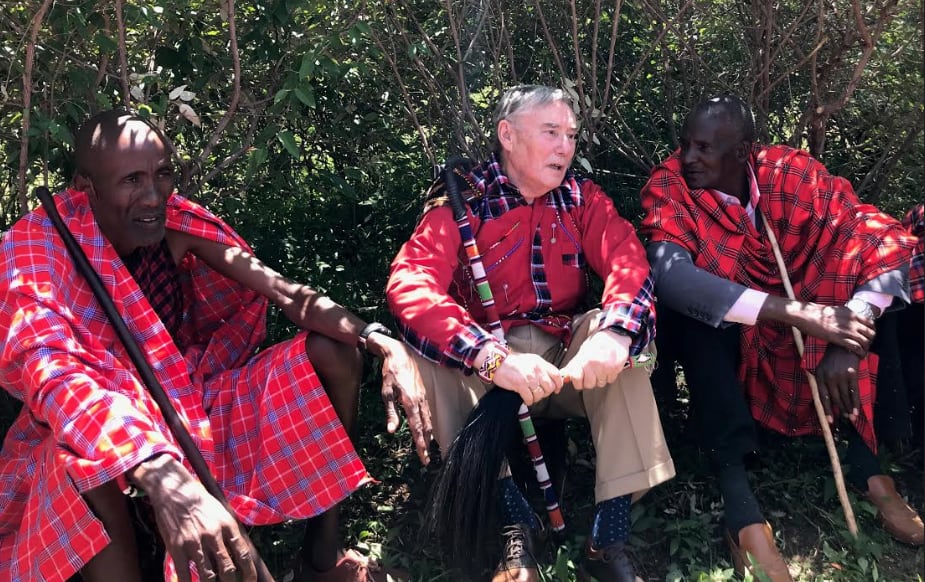 82-year-old mzungu who founded African Children's Choir ordained as Maasai elder