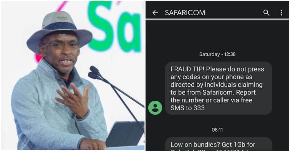 Safaricom urged customers to report such incidences to 333.