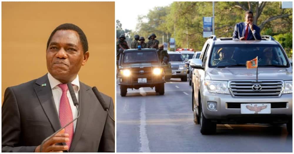 Hichilema took over Zambia's presidency in 2021 after beating Edgar Lungu.