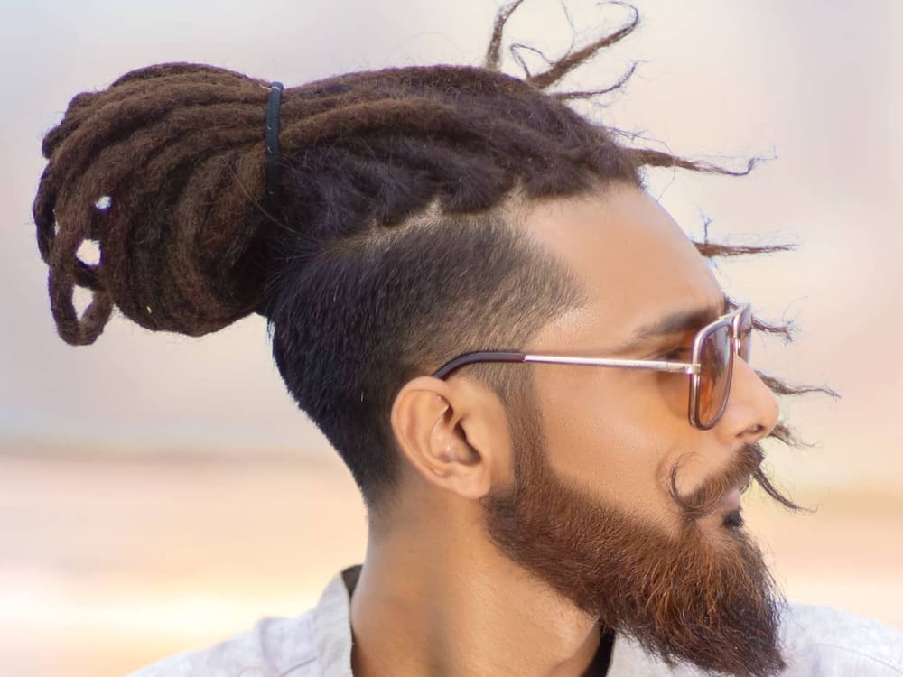 dreads with undercut for guys with thick straight hair