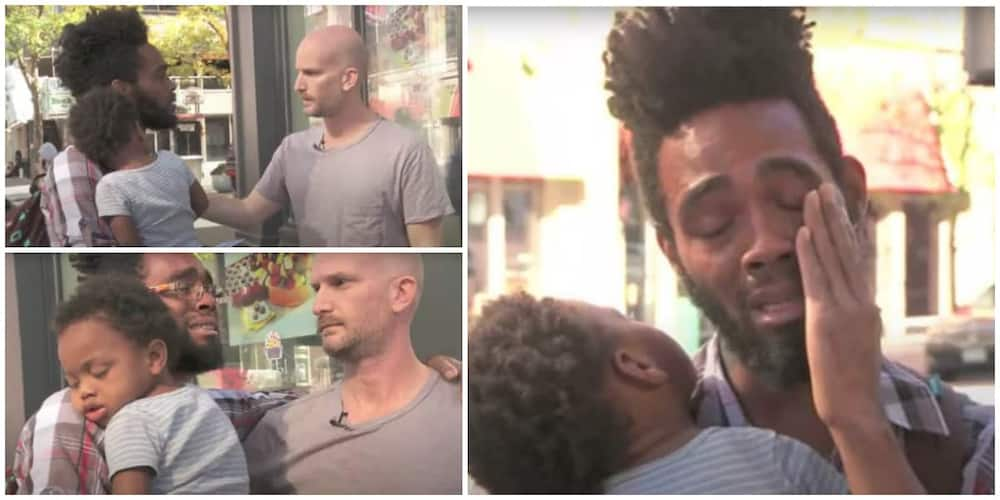 Touching video as man offers N411k to single father, pays for a hotel room for him.