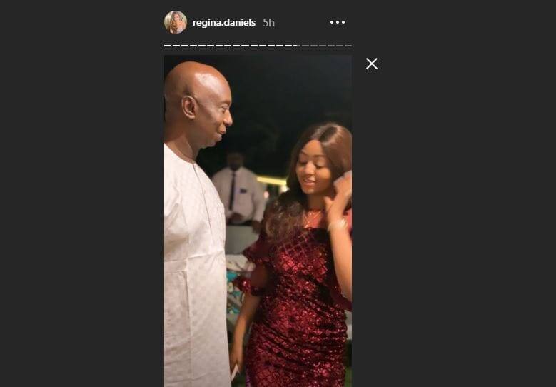 Regina Daniels shares new loved up photos with hubby Ned Nwoko