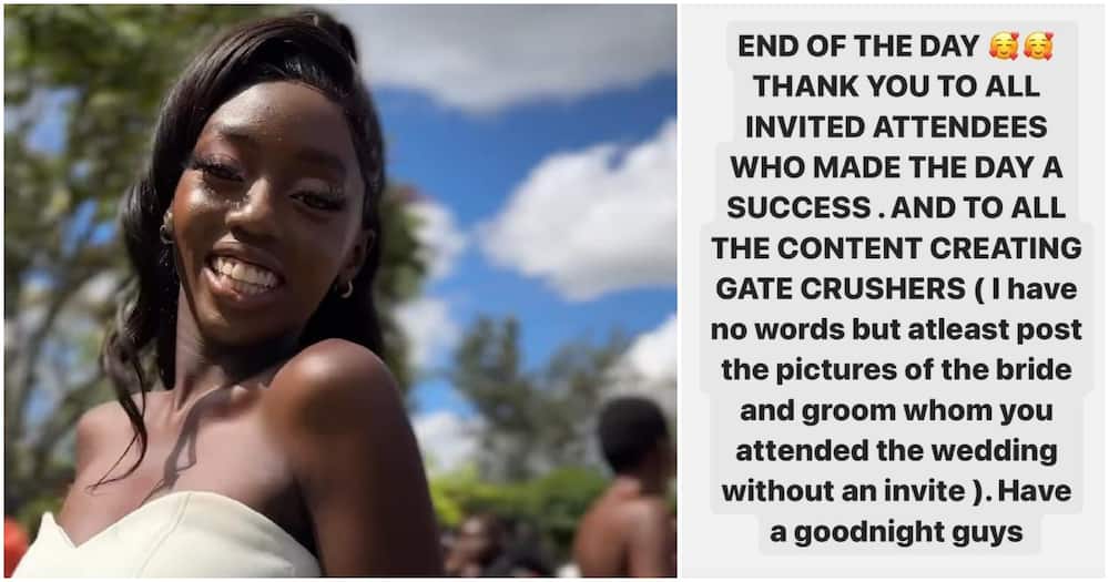 Rue Baby scolded people who gate-crushed her mum's wedding. Photo: Rue Baby.