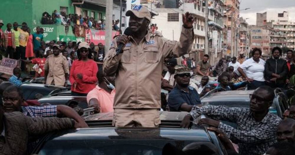 Raila Odinga+Mathare