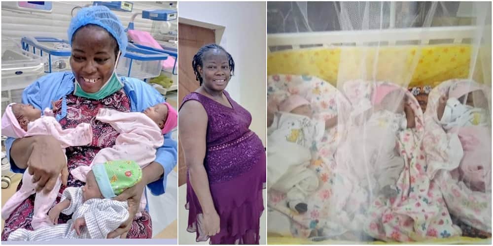 Jubilation as Nigerian Woman Gives Birth to Triplets after 11 Years of Marriage and 6 Miscarriages