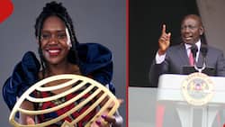 William Ruto Awards Faith Kipyegon with Elder of the Golden Heart for Exemplary Performance