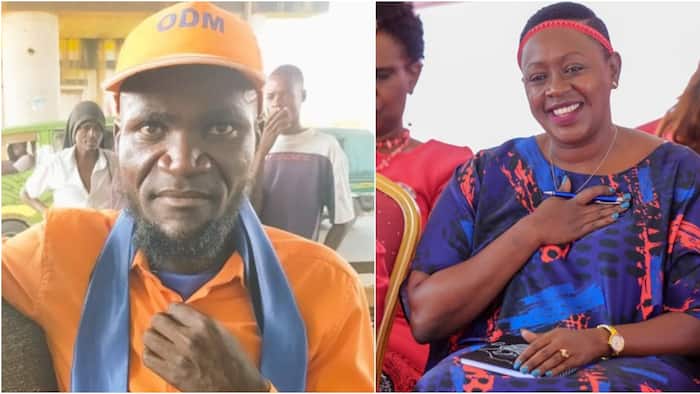 Raila Odinga's Staunch Supporter Says He'll Go a Month without Shower if Sabina Chege Hugs Him