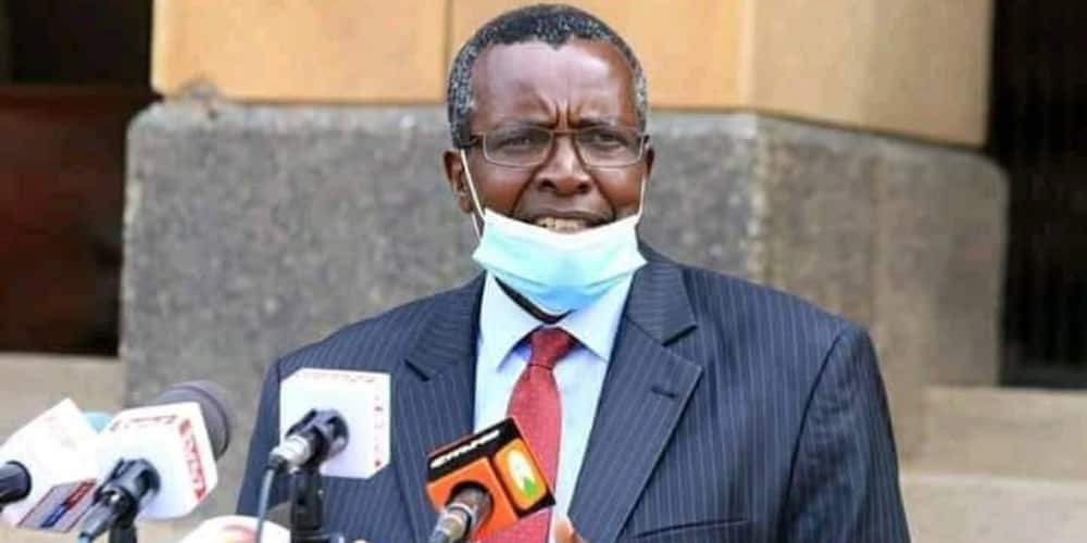 Former Chief Justice David Maraga in a past address. Photo: The Judiciary