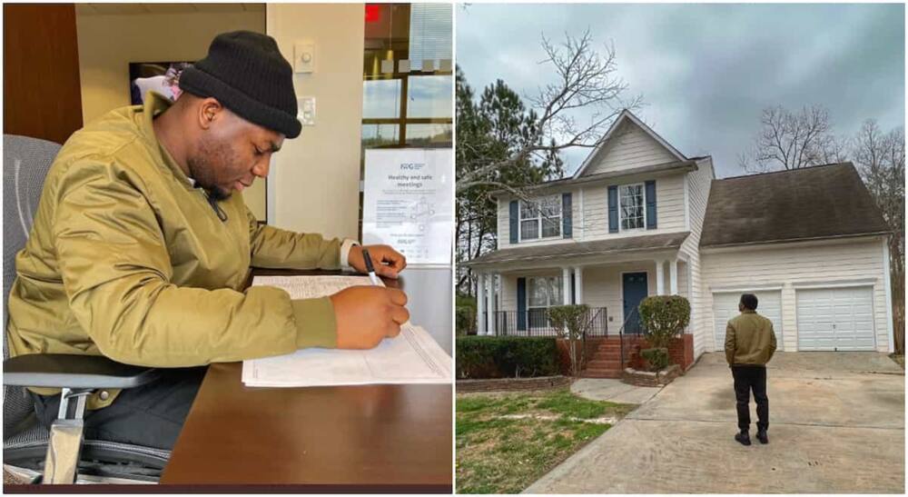 Photos of the Nigerian man who bought a house in USA.
