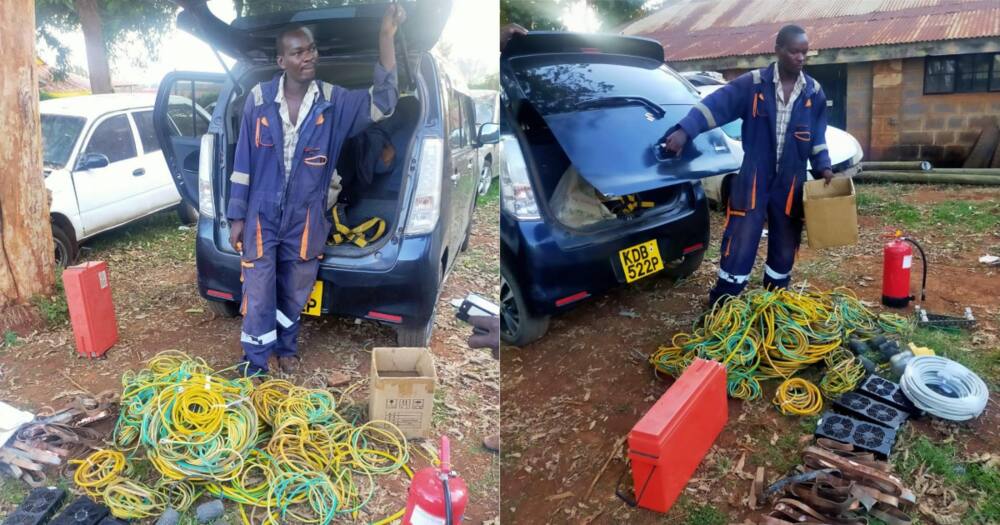 Ng'ang'a vandalised the equipment from a Safaricom station in Murang'a.