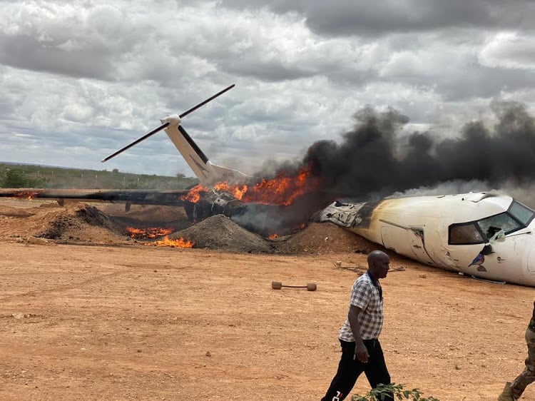 Kenyan aircraft crashes in Somalia, no casualties reported