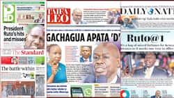 Kenyan Newspapers Review: Rigathi Gachagua Scores 'D' in Latest Survey as Ruto's Gov't Hits One Year