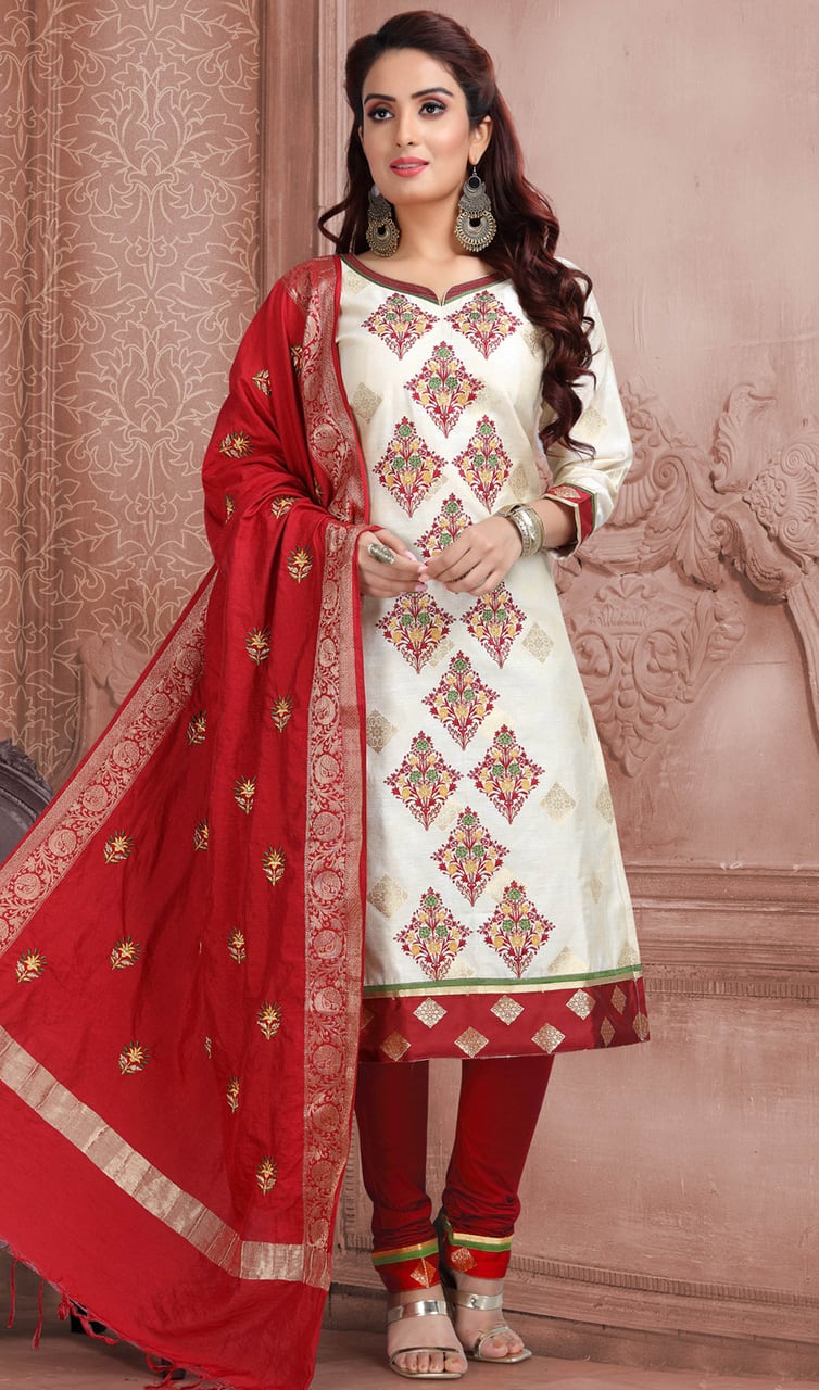 Party wear hot sale churidar designs