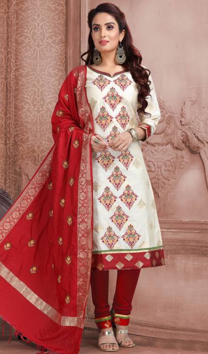 plain colour churidar images