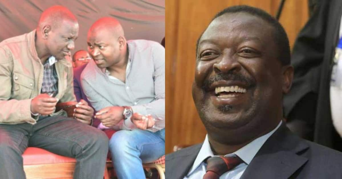 Image result for Echesa dumps Mudavadi, endorses william Ruto again