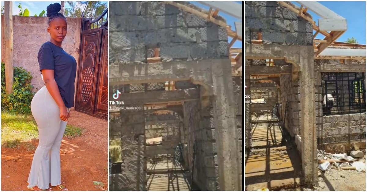 TikToker Njoki Murira Shows Off Progress of Huge House She's Building ...