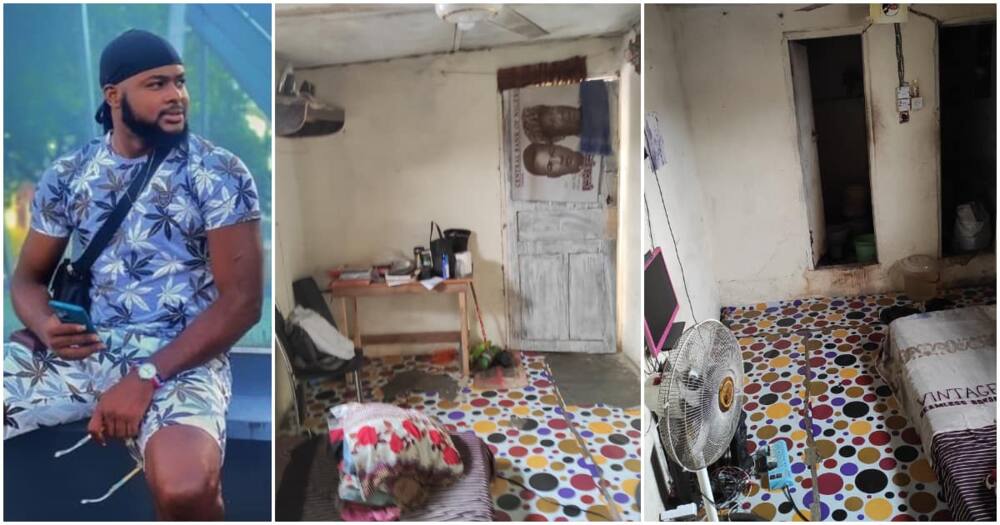 Nigerian techie, runs down house, small room, 12 months, lifestyle inflation, stacked coins.