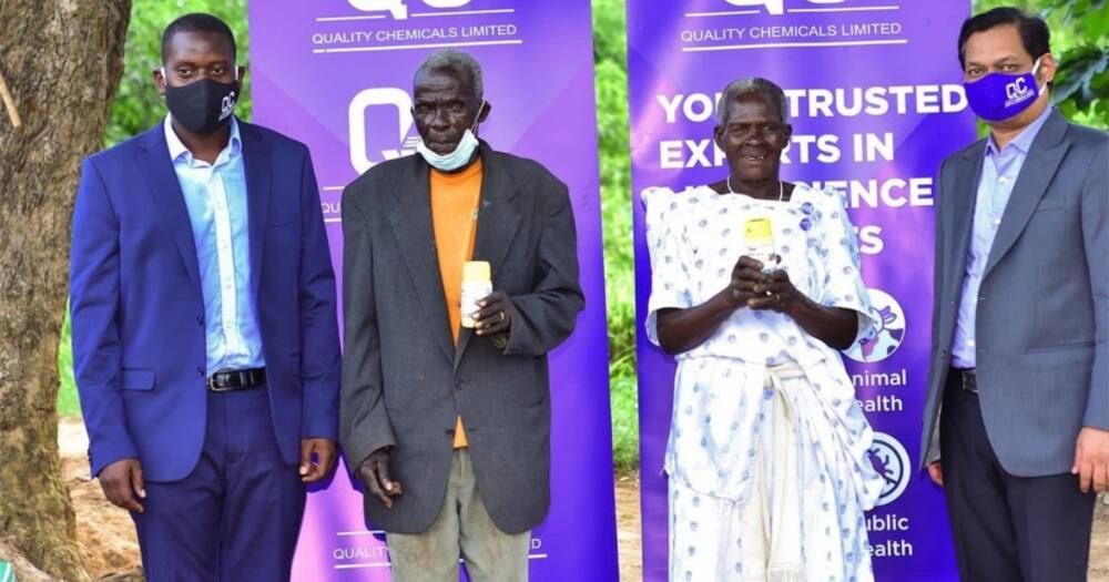 Tito Okema and his wife Bicentina Alal live in Kali-Kali village, Uganda.