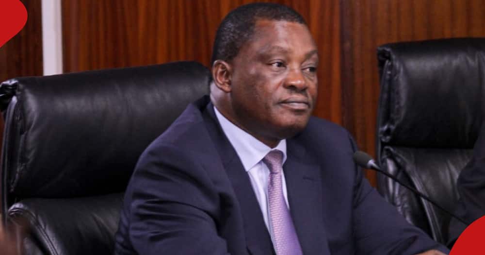 Justin Muturi said there is no legal provision supporting the implementation of the Housing Levy.