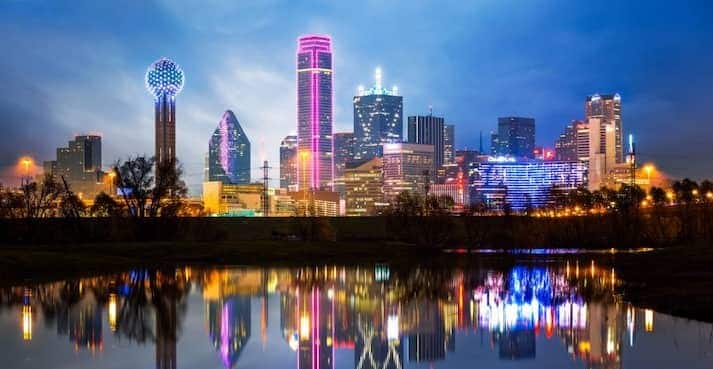 Least humid cities in Texas