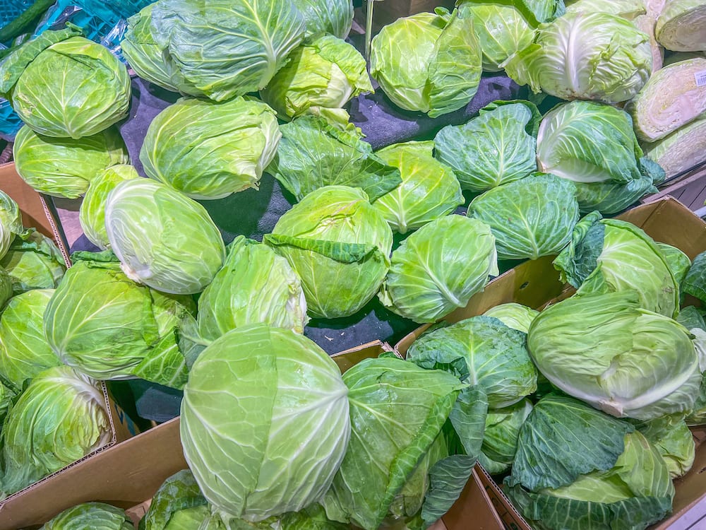 How many cabbages per acre