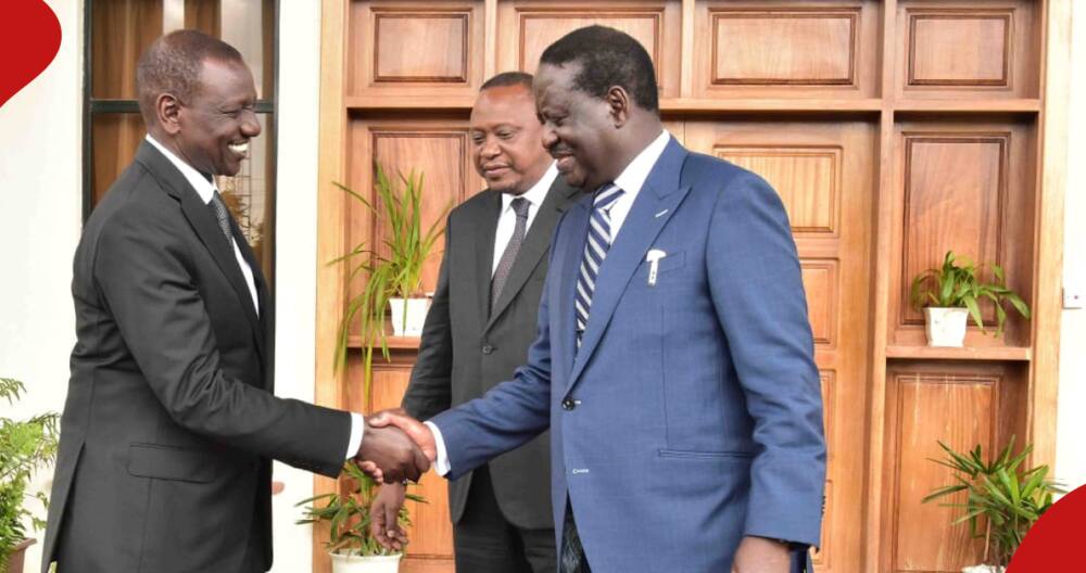 William Ruto previously met with Raila Odinga