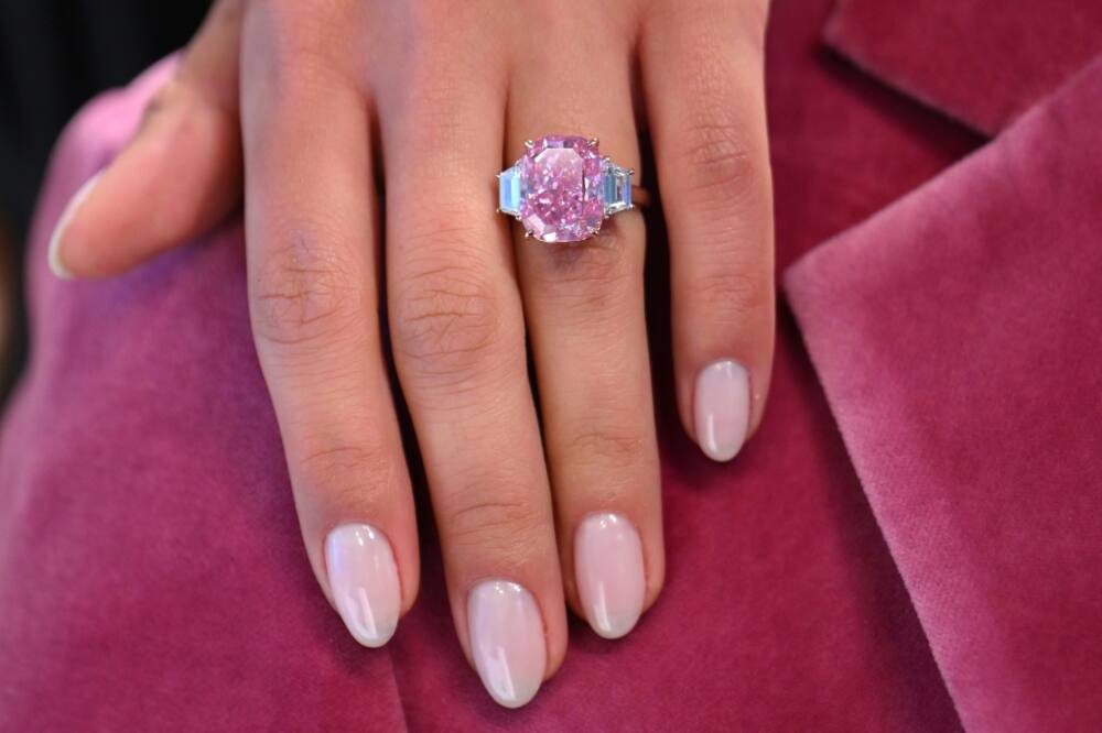 The Enternal Pink cushion-cut diamond is 10.57 carats