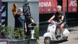 Jose Mourinho Spotted Riding Vespa Scooter Around Roma’s Training Base Ahead of New Season