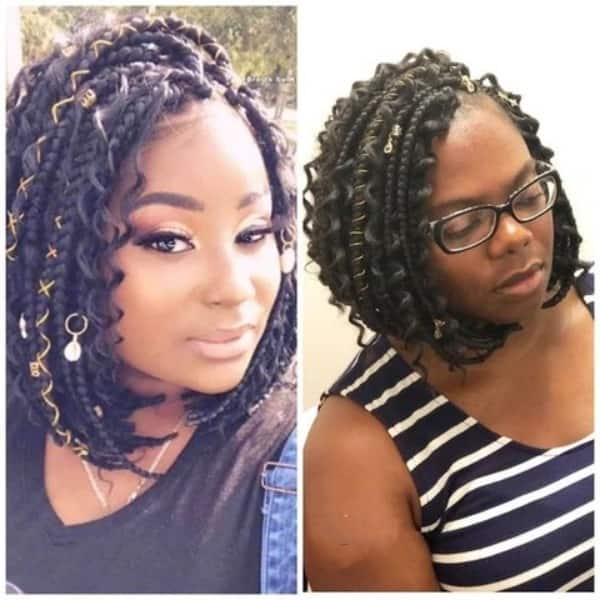 20 bohemian box braids styles for long, medium, and short hair