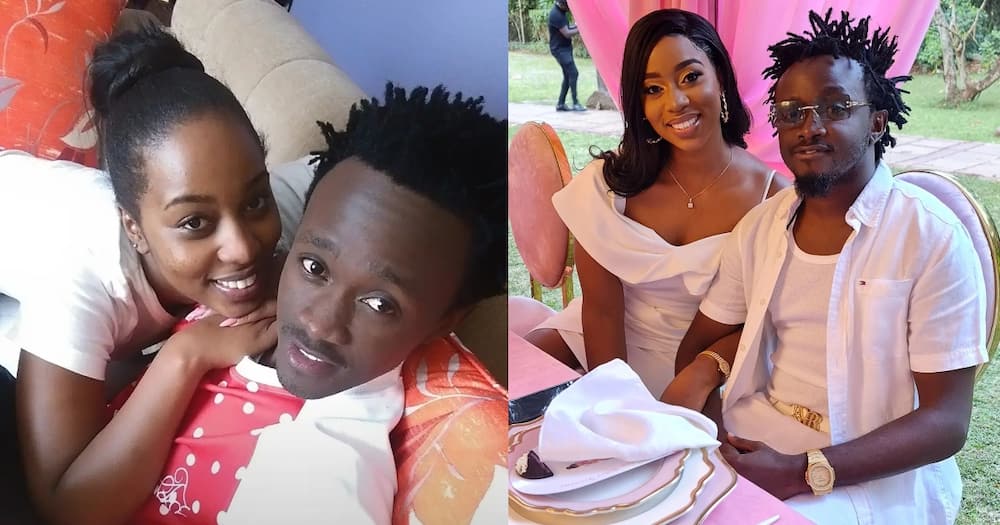 Diana Marua shares a Tbt photo of herself and Bahati in 2015.