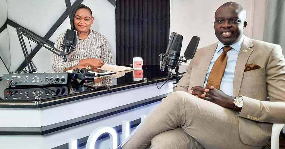 Media personality Syombua Osiany expresses thanks after hubby David's surprise visit at her Inuka online show.