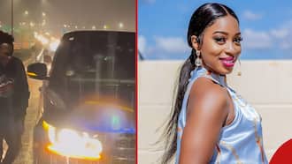 Bahati Rescues Diana Marua After Getting Stuck Along Thika Road Following Tyre Puncture