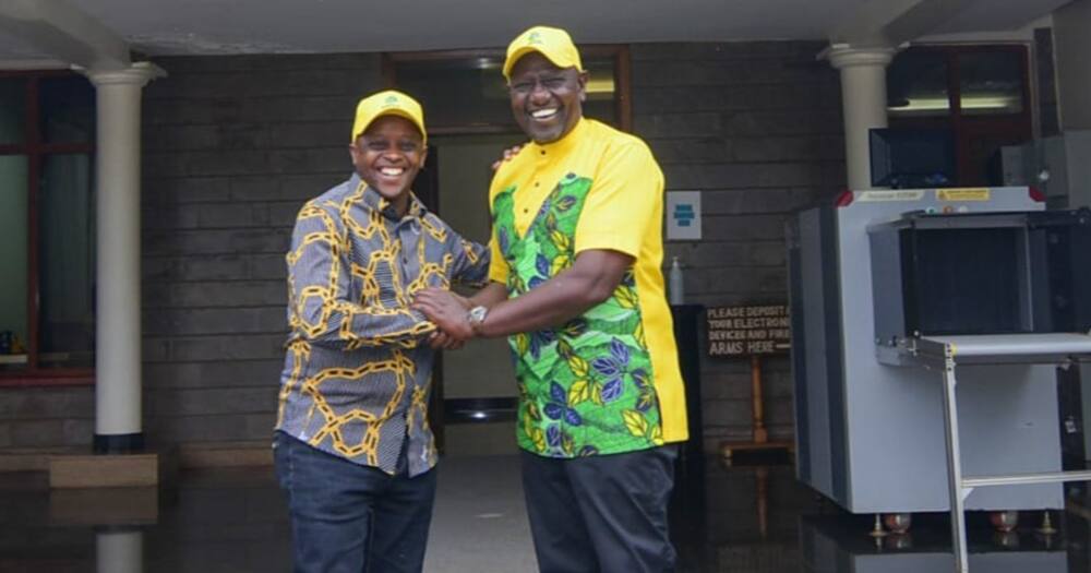 William Ruto Welcomes Uhuru’s Media Ally Njogu Wa Njoroge to UDA, Assures of Free and Fair Nominations.