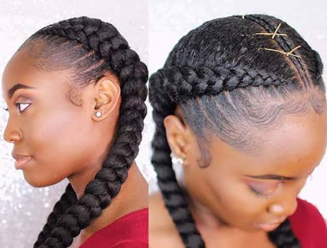 10 Best Two Braids Hairstyles For 2020 Tuko Co Ke