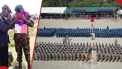 Heartwarming Photo of Elderly Father Weeping during Son's KDF Pass Out Goes Viral