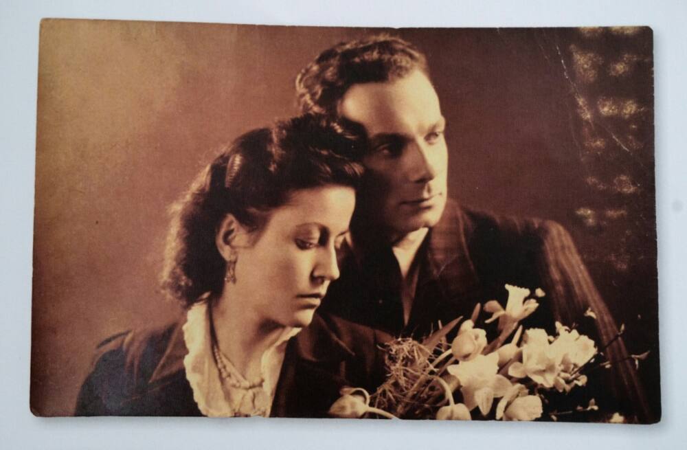 Tragic lovers: the Friemels on their wedding day in Auschwitz