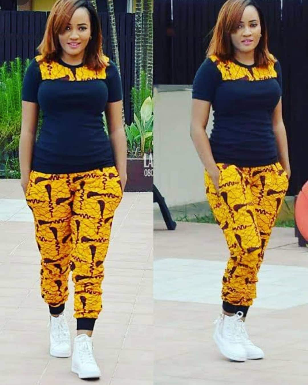 Kitenge trousers hot sale for ladies