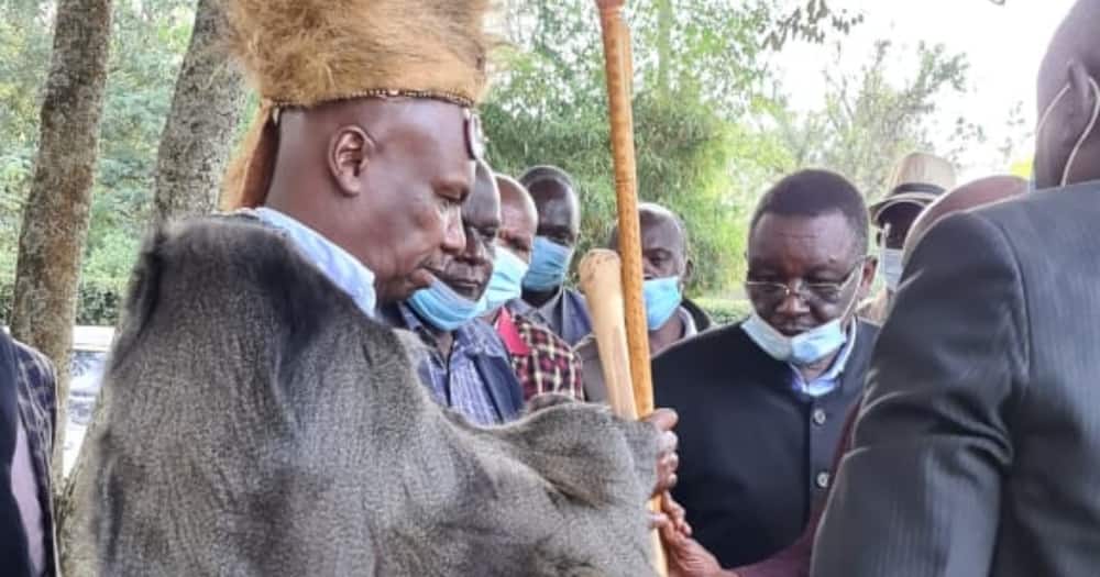Nandi: Gideon Moi crowned Kalenjin elder by Talai members in dawn ceremony