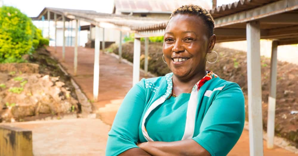 Jacinta Nyaguthii, a mentor mother at Kirogo Health Centre.