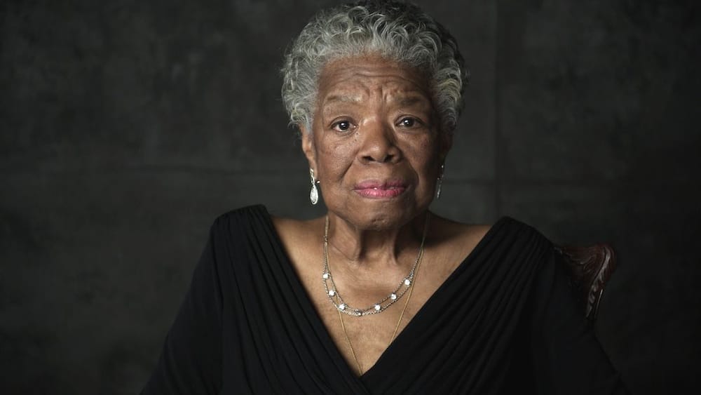Maya Angelou, an American poet