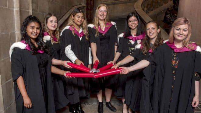 First seven female medical students get degrees after 150 years