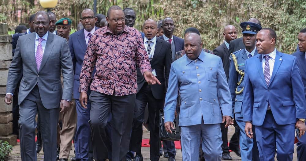 William Ruto and Uhuru Kenyatta.