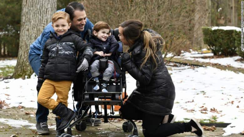 Sweet moment as 3-year-old boy with rare disease gets parade for his birthday